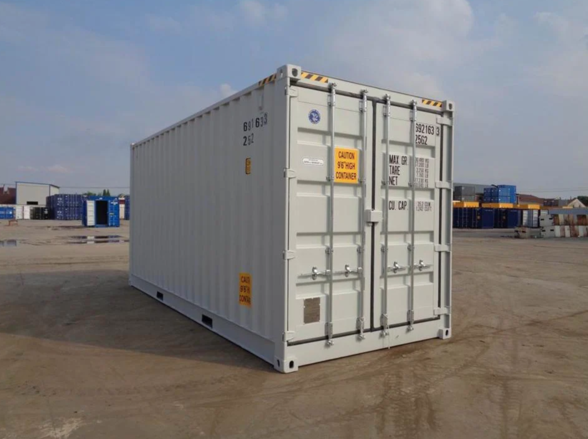 CONTENEDOR MARÍTIMO DE 20 PIES HC CON APERTURA LATERAL 