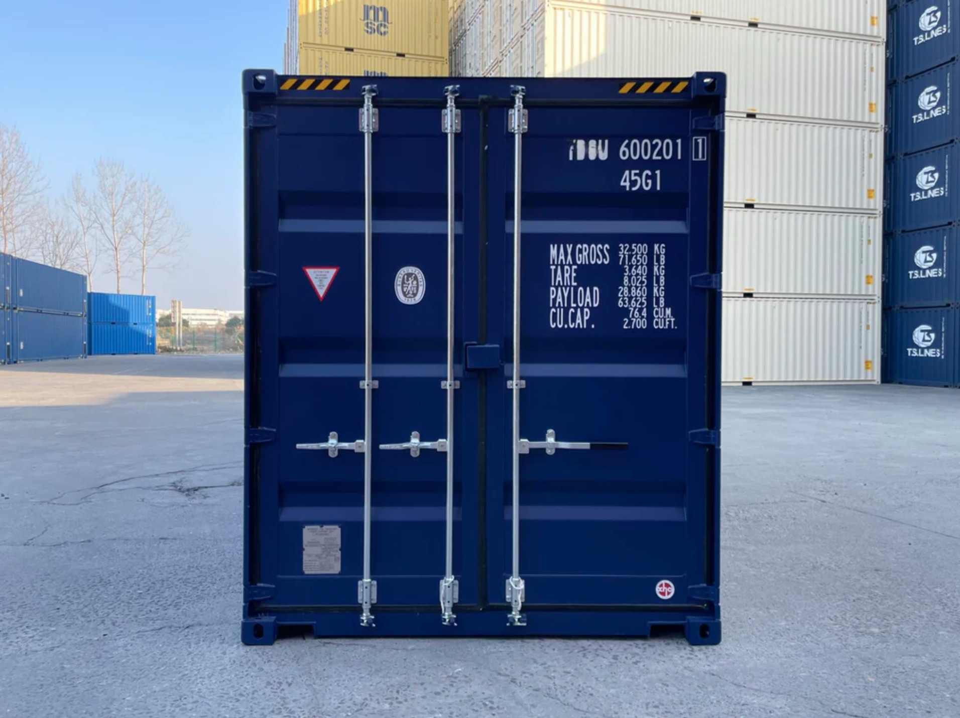 CONTENEDOR MARÍTIMO DE 40 PIES HC 