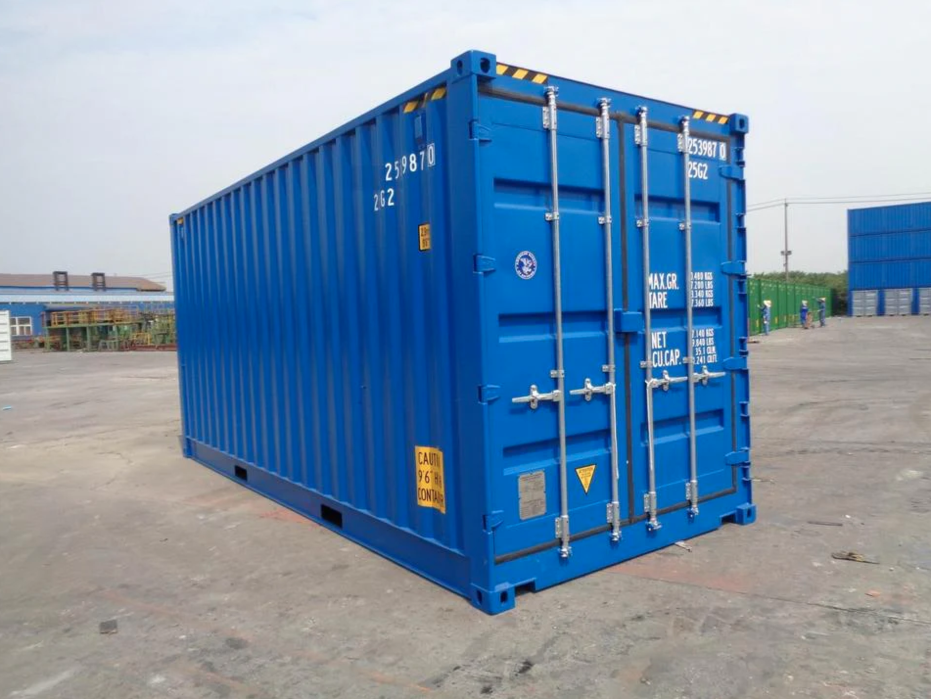 CONTENEDOR MARÍTIMO DE 20 PIES HC CON APERTURA LATERAL 