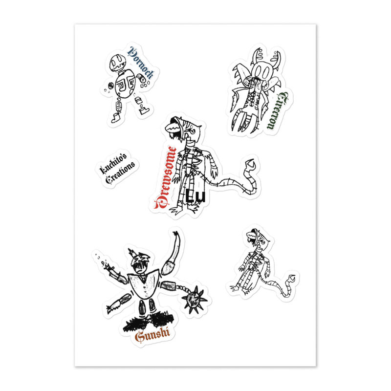 Luchito's Creations Sticker Sheet