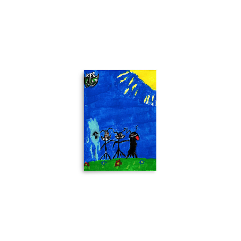 Reshi and Friends on a Sunny Day Print