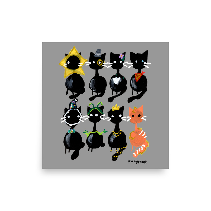 Cats Art Print