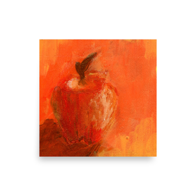Apple painting Print