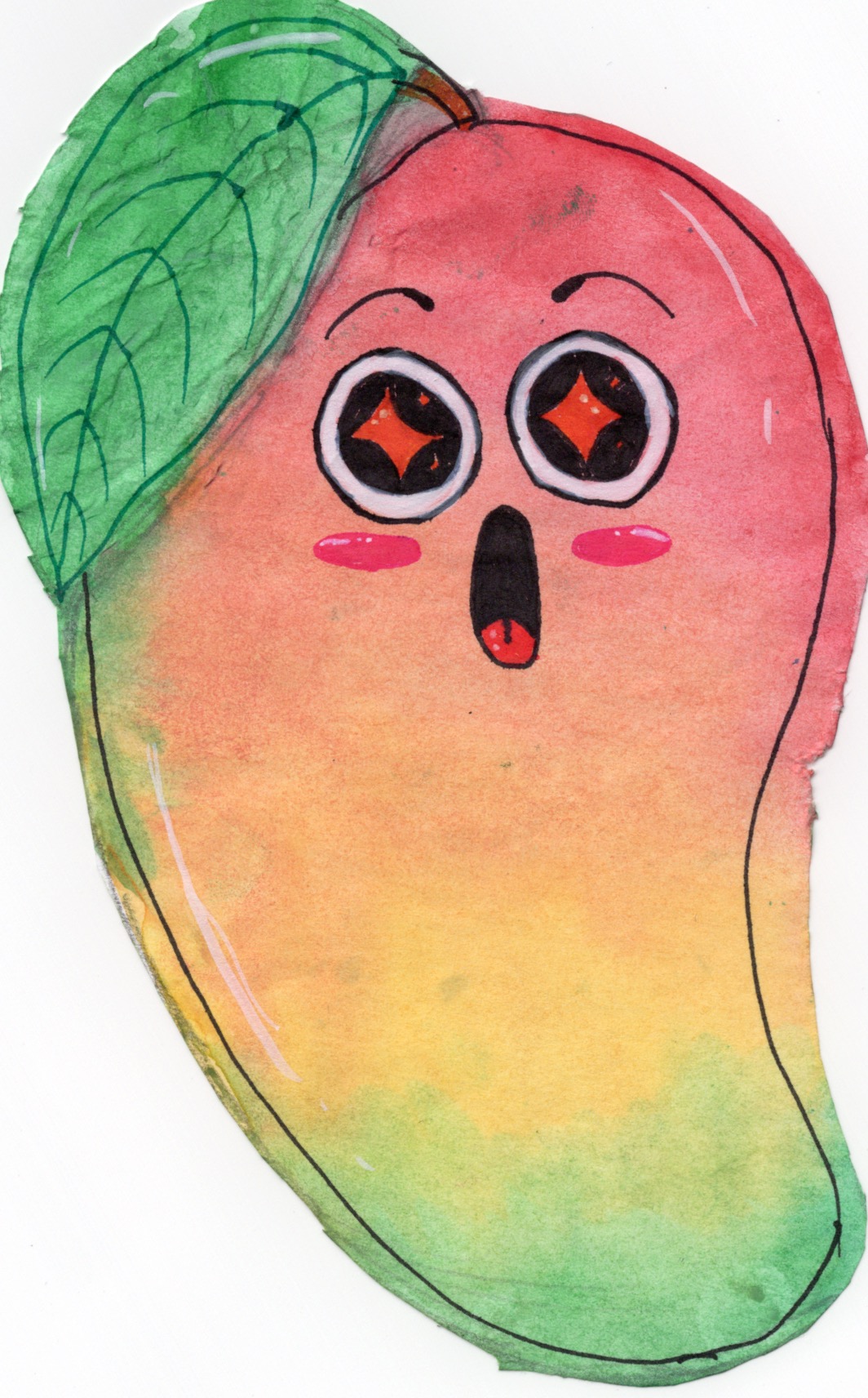 Cute Mango Art painting