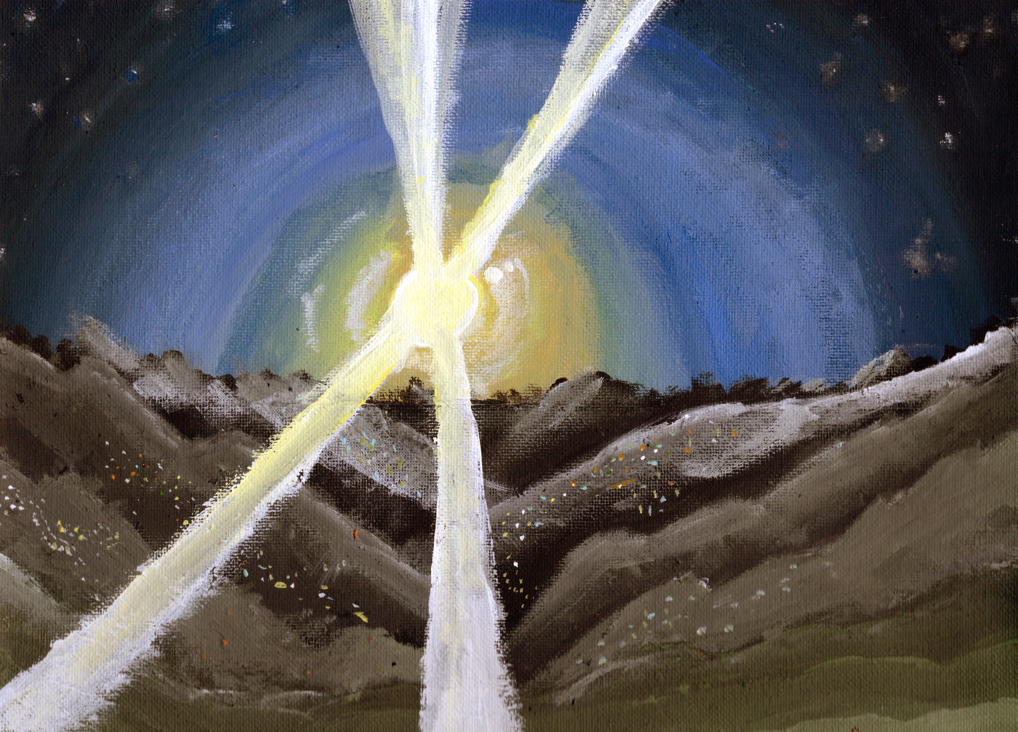 Yosemite Sunset Canvas Painting