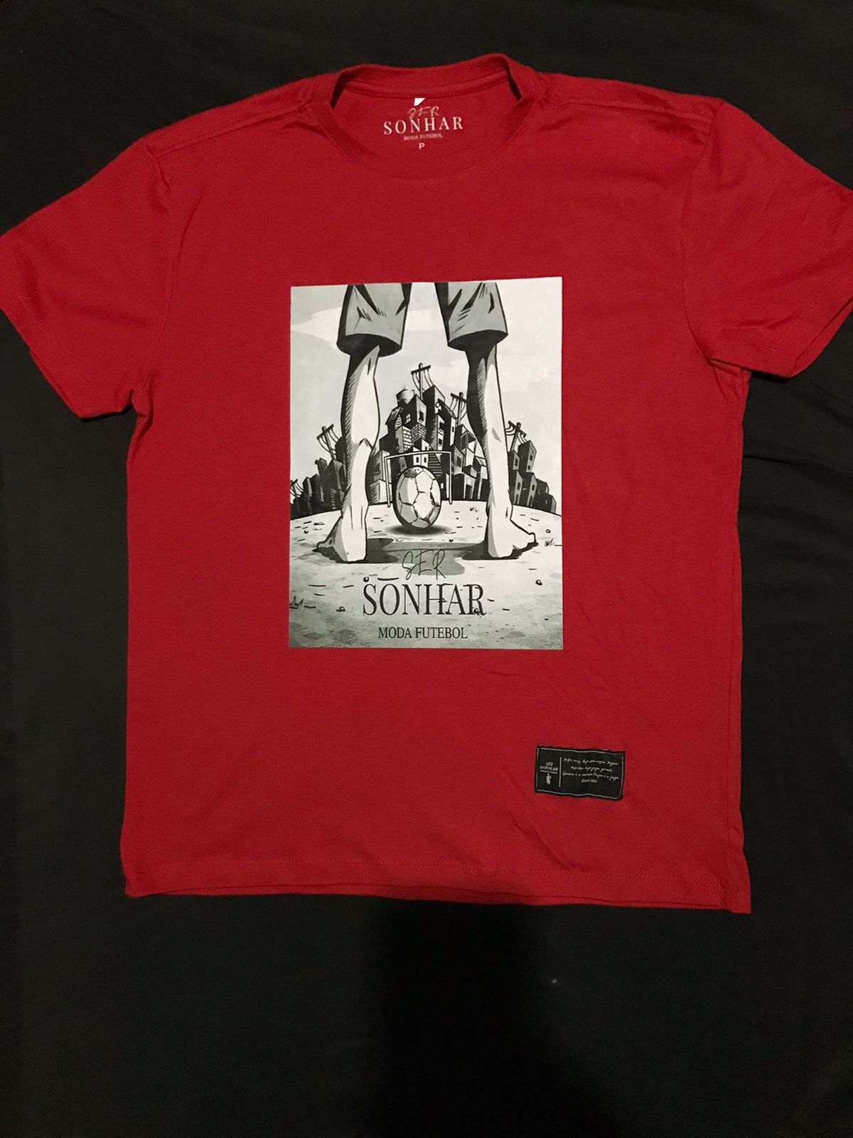 Camiseta basica moda futebol