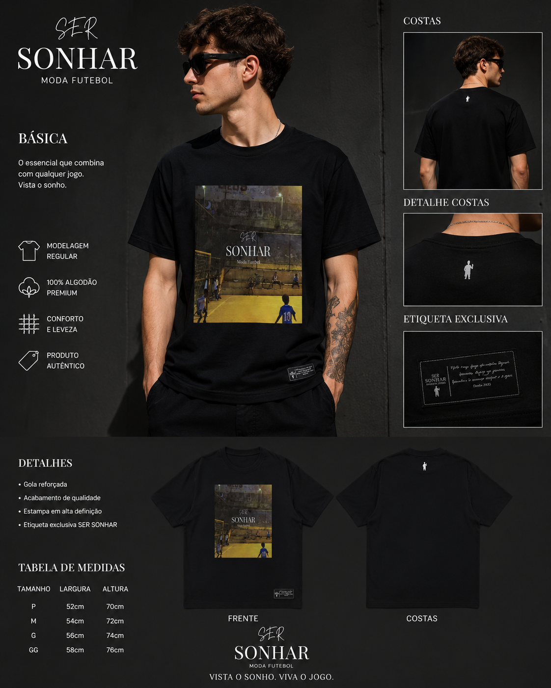 Camisa Basica Ser Sonhar