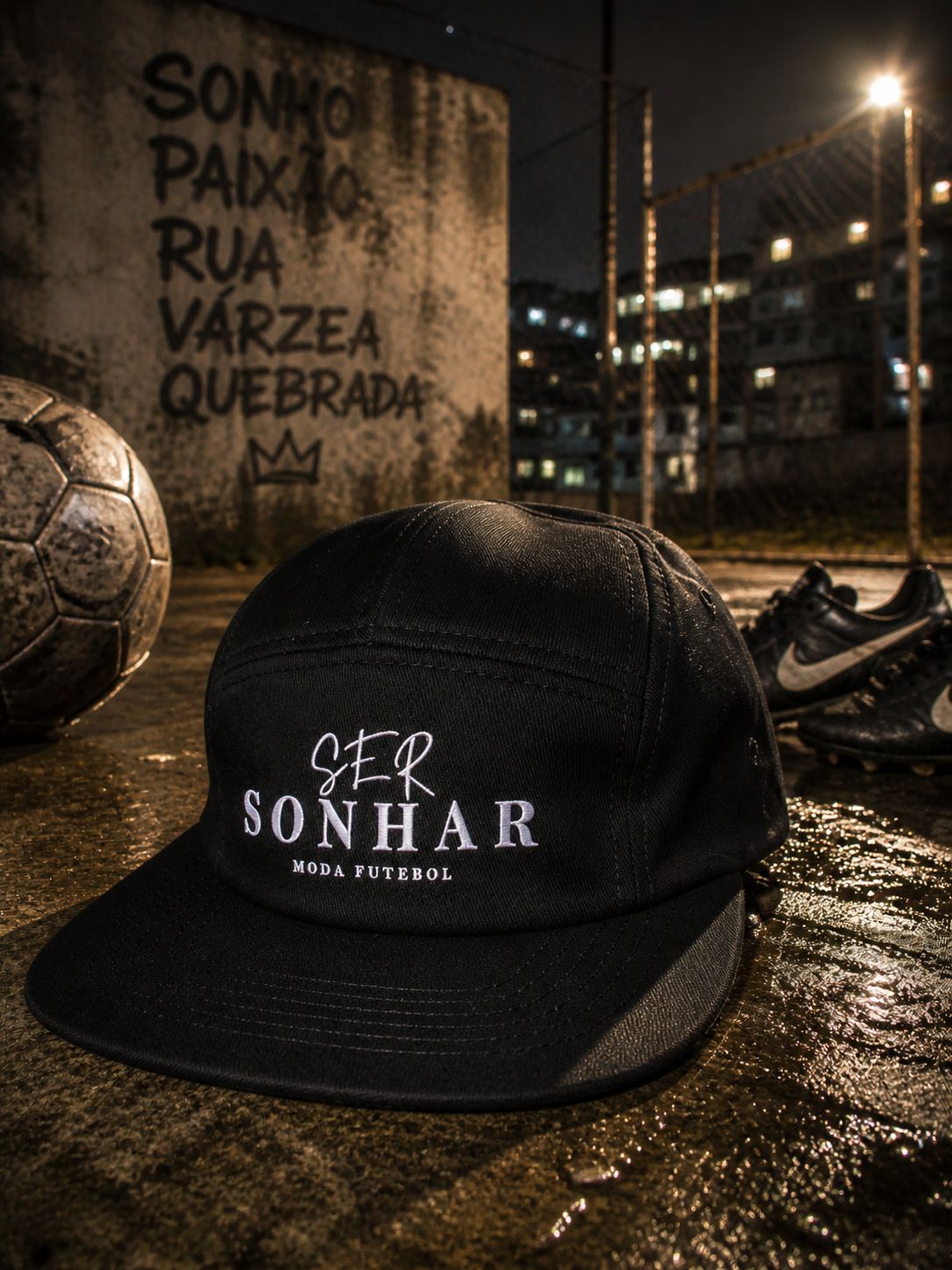 Boné aba reta - preto 