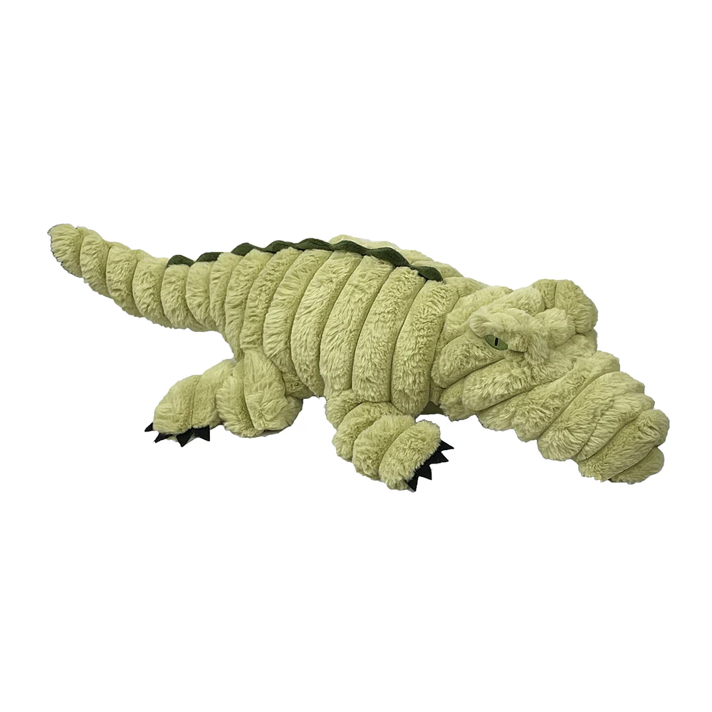 Petlou Zoo Friends Alligator Plush Squeaky Dog Toy