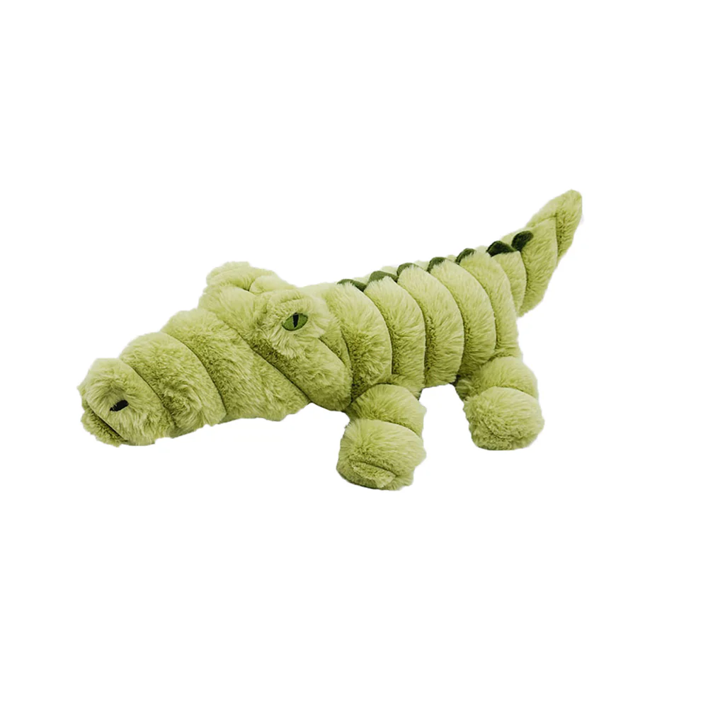 Petlou Zoo Friends Alligator Plush Squeaky Dog Toy