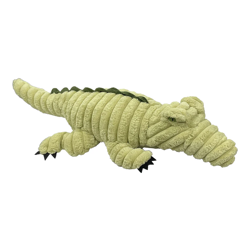 Petlou Zoo Friends Alligator Plush Squeaky Dog Toy