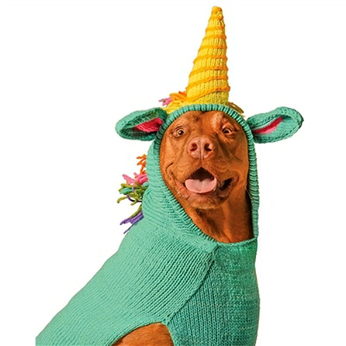 Chilly Dog Wool Sweater Unicorn