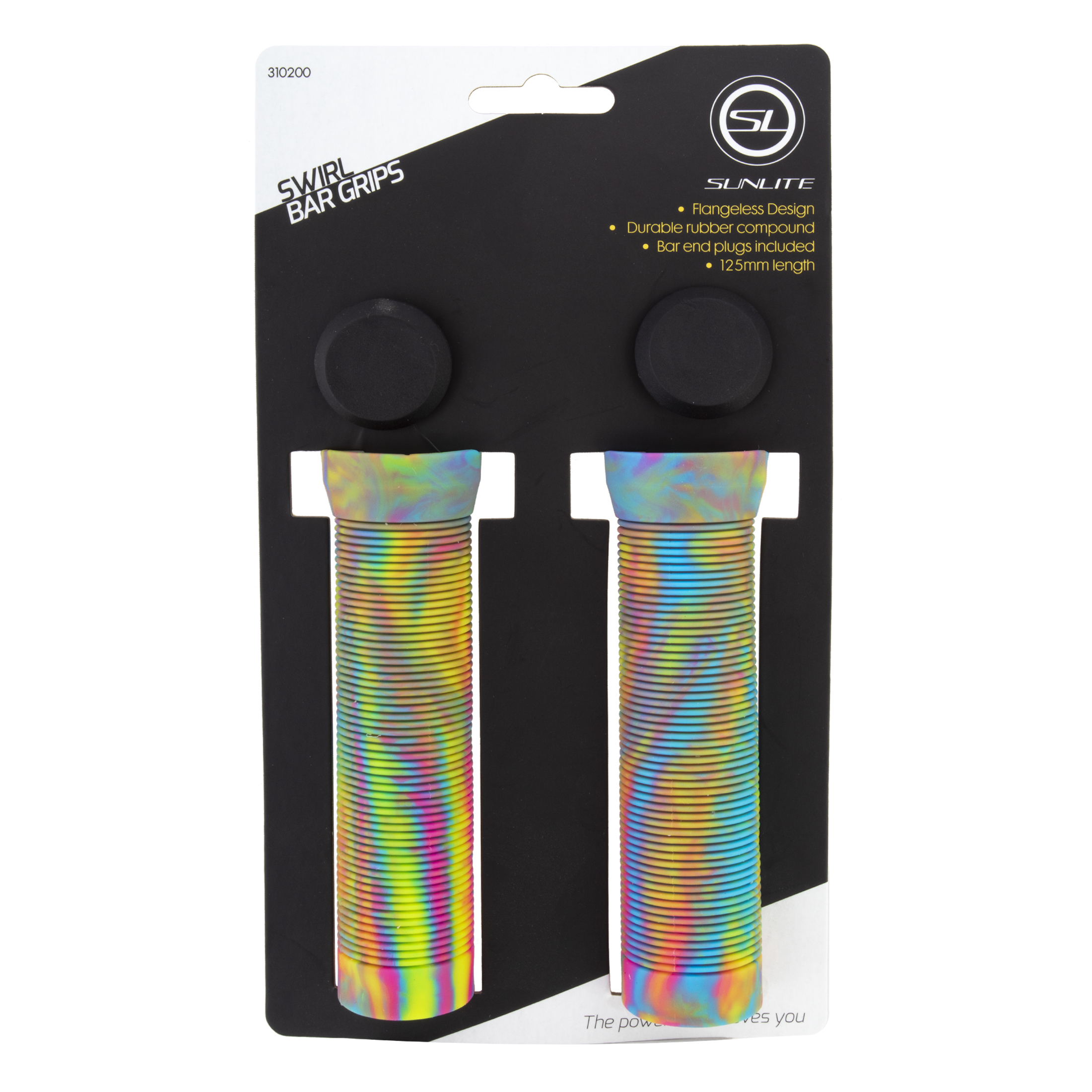 Black OP"s Flangeless Long Neck Grips RAINBOW