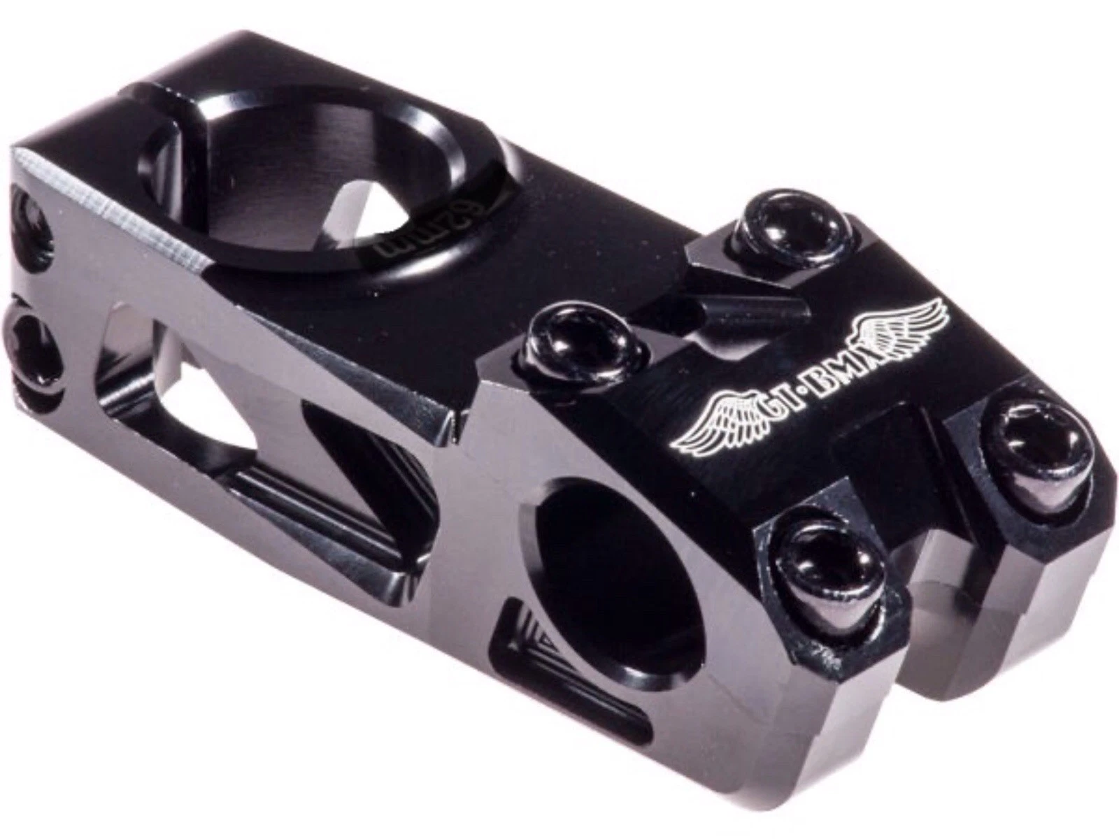 GT RACE STEM ANODIZED BLACK 1 INCH MINI THREADLESS