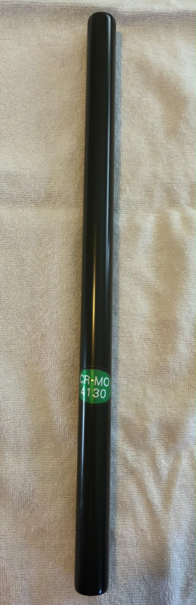 Chromoly Straight Seat Post BLACK 22.2
