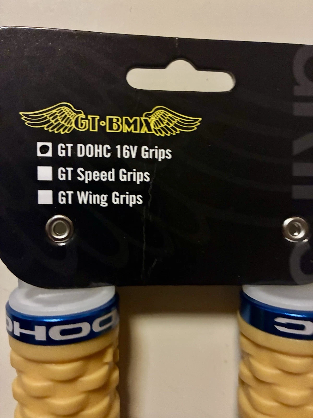 GT DOHC 16v Mountain Gum BMX Bike Double Lock On Grips DISCONTINUED