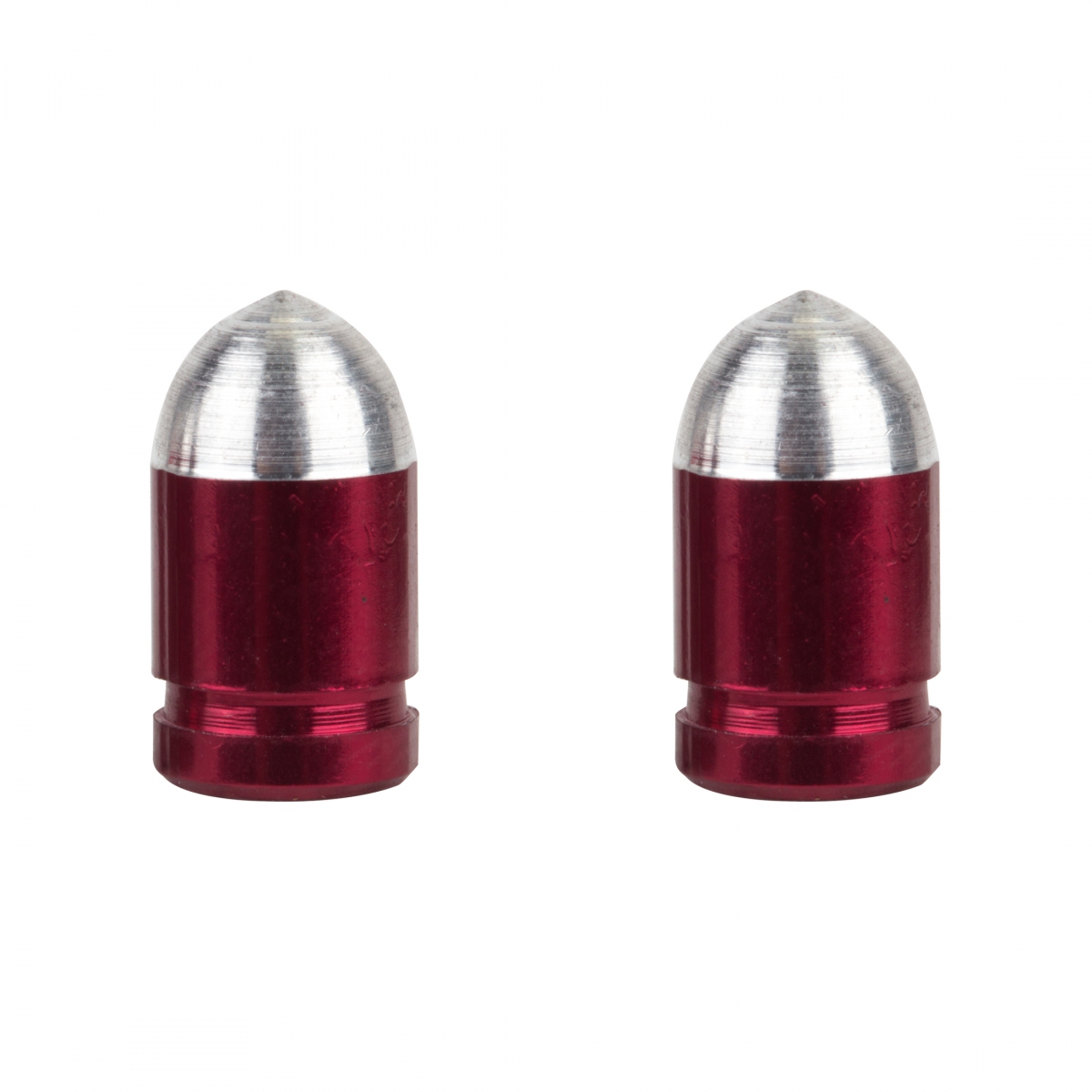 Presta Bullet Valve Caps RED