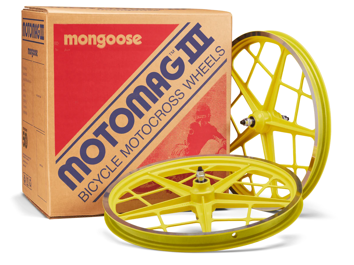 MONGOOSE BMX MOTOMAGS YELLOW
