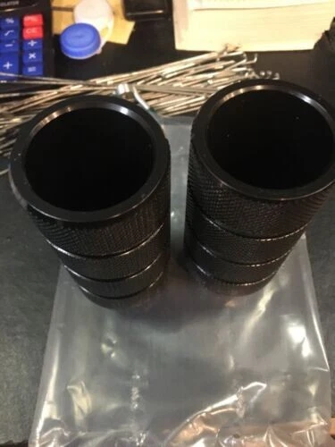 BMX Freestyle Flatland Black Aluminum Pegs 3/8" Schwinn
