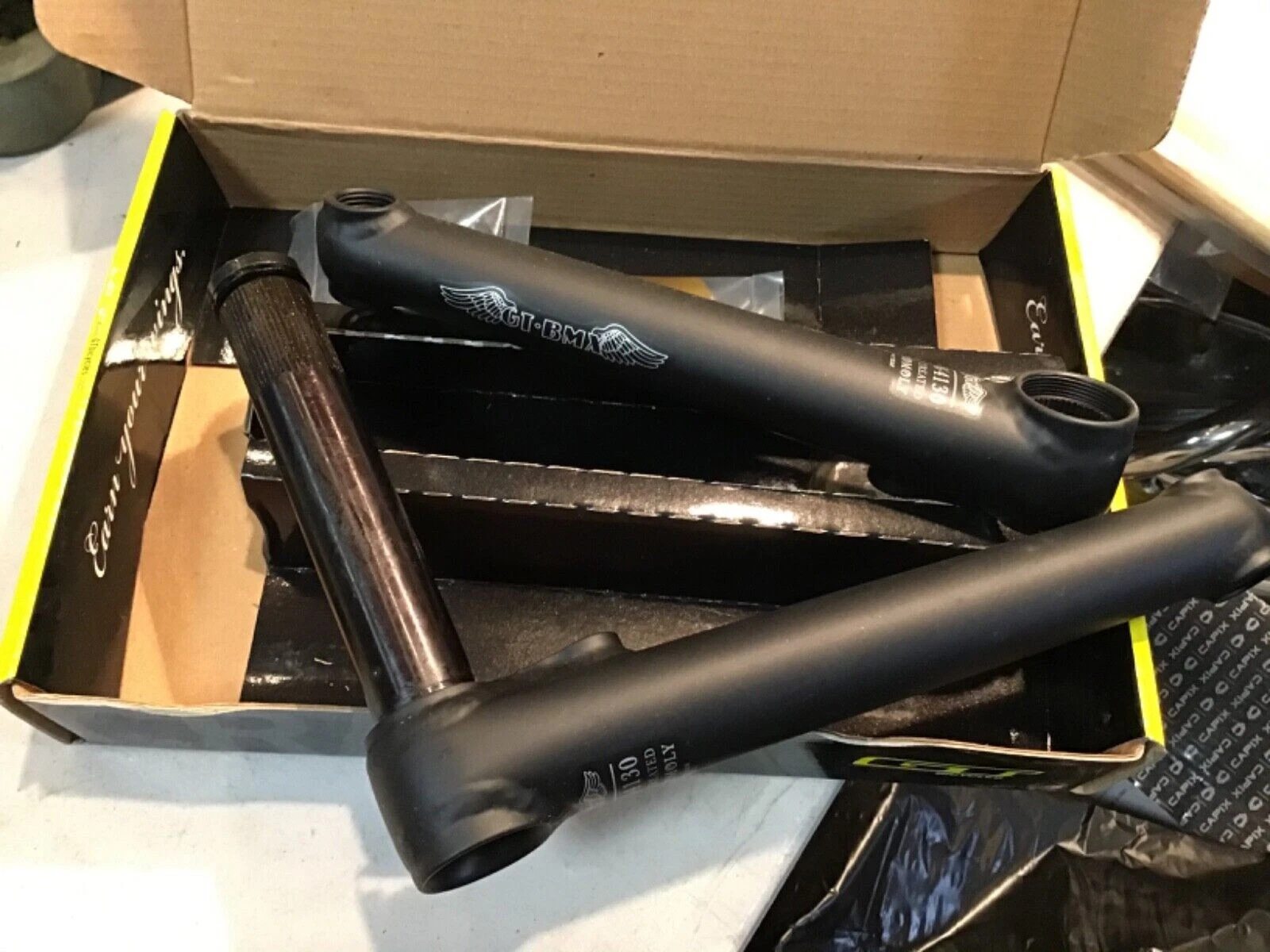 GT BMX Racing 2-piece Freestyle Cranks Speed Series