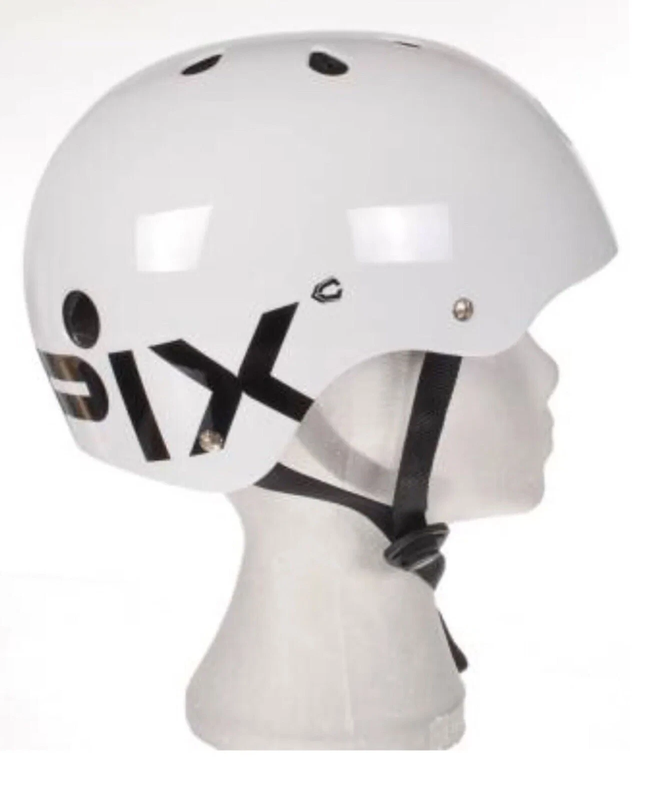 Capix Athlete JR BASHER GLOSS WHITE Helmet child SMALL