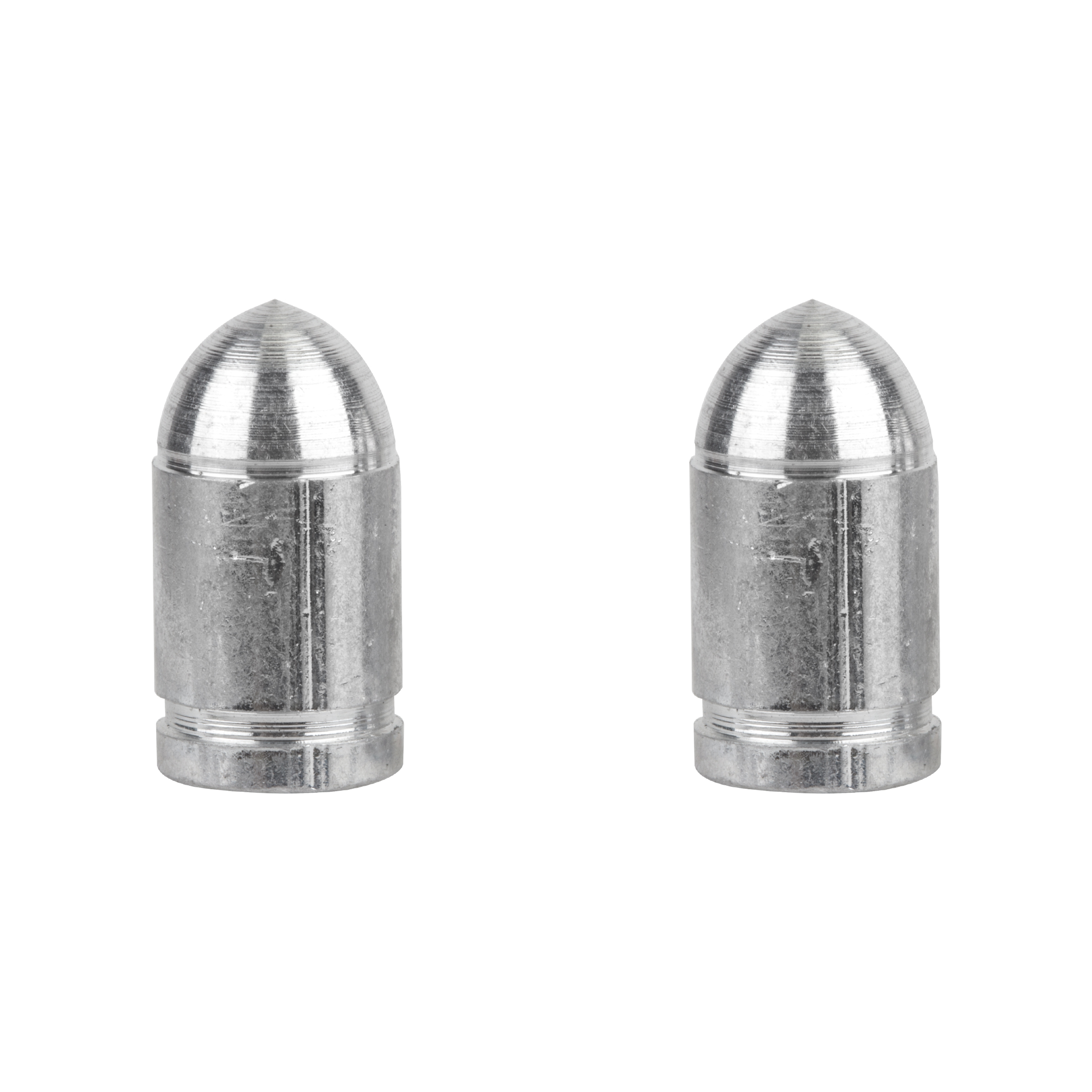 Presta Bullet Valve Caps SILVER 