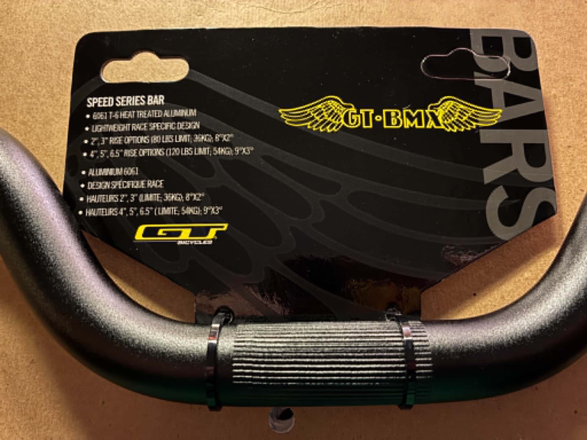 GT BMX Speed Series Aluminum Mini Bars-3" ~DISCONTINUED~