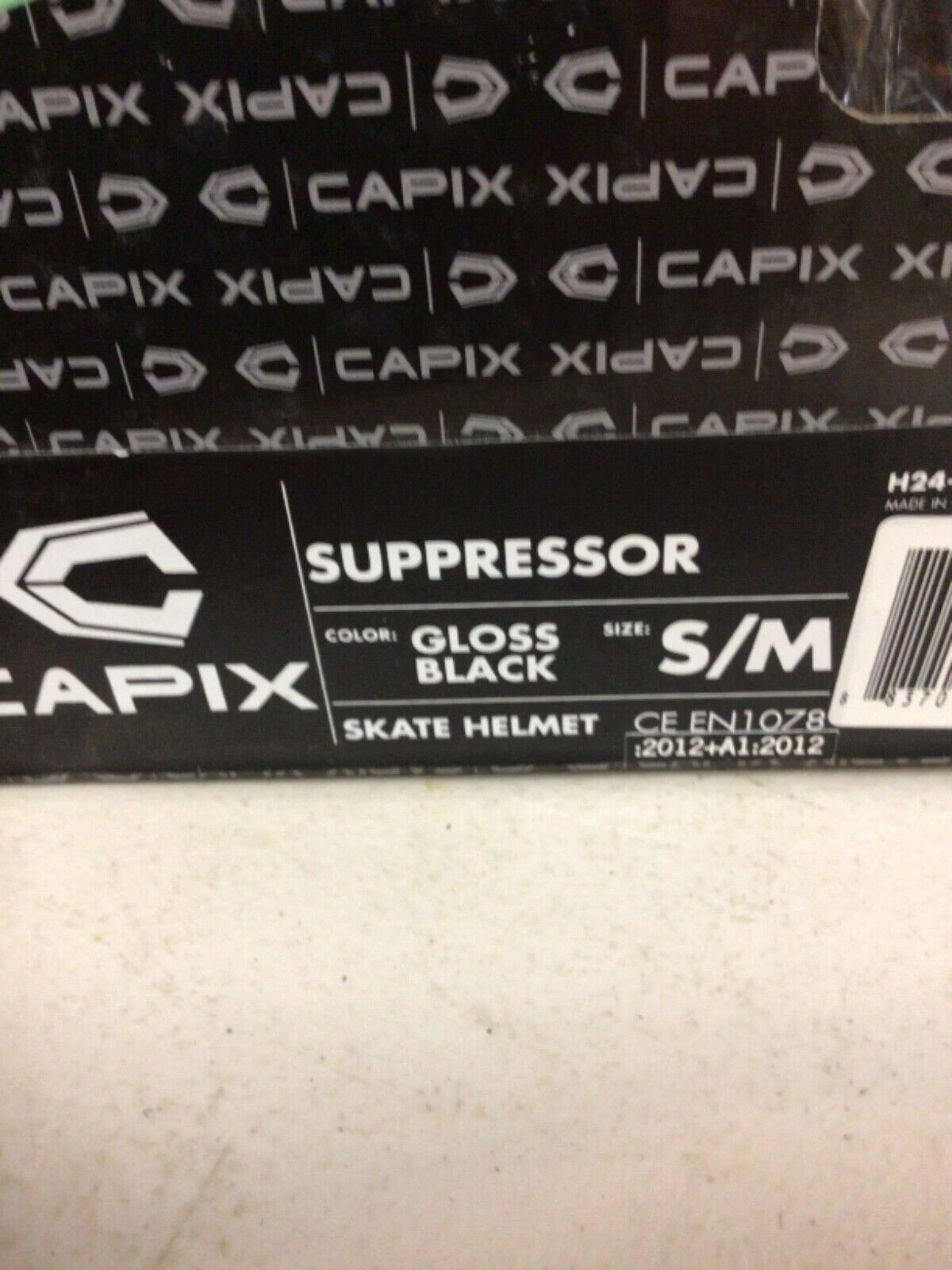 Capix SUPPRESSOR GLOSS BLACK Mens Helmet S/Med