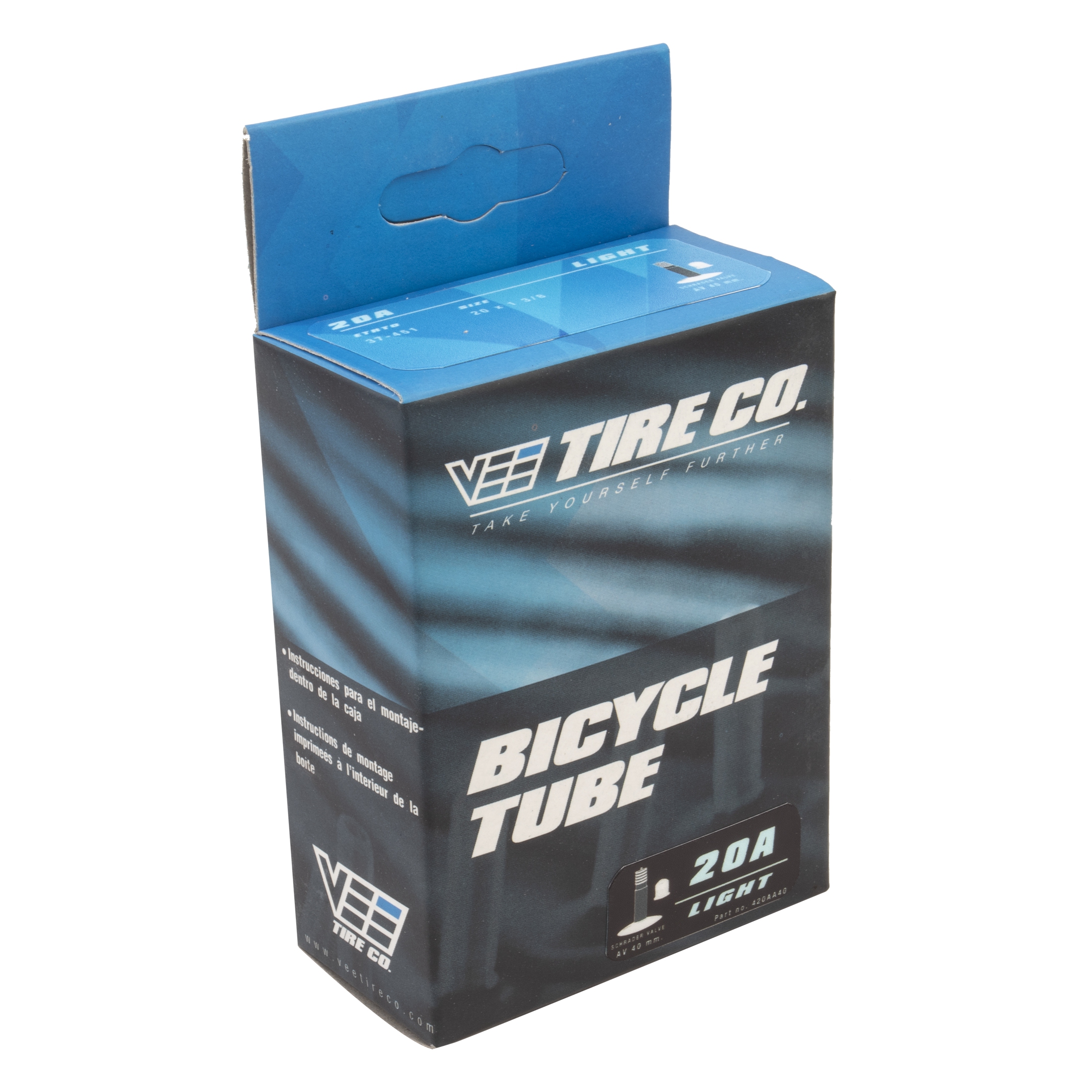 Vee Tire BMX Inner Tube LIGHT 20x1&1/8-3/8