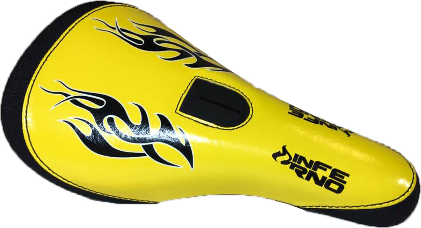Inferno Pivotal Post Padded Mini YELLOW BMX Seat