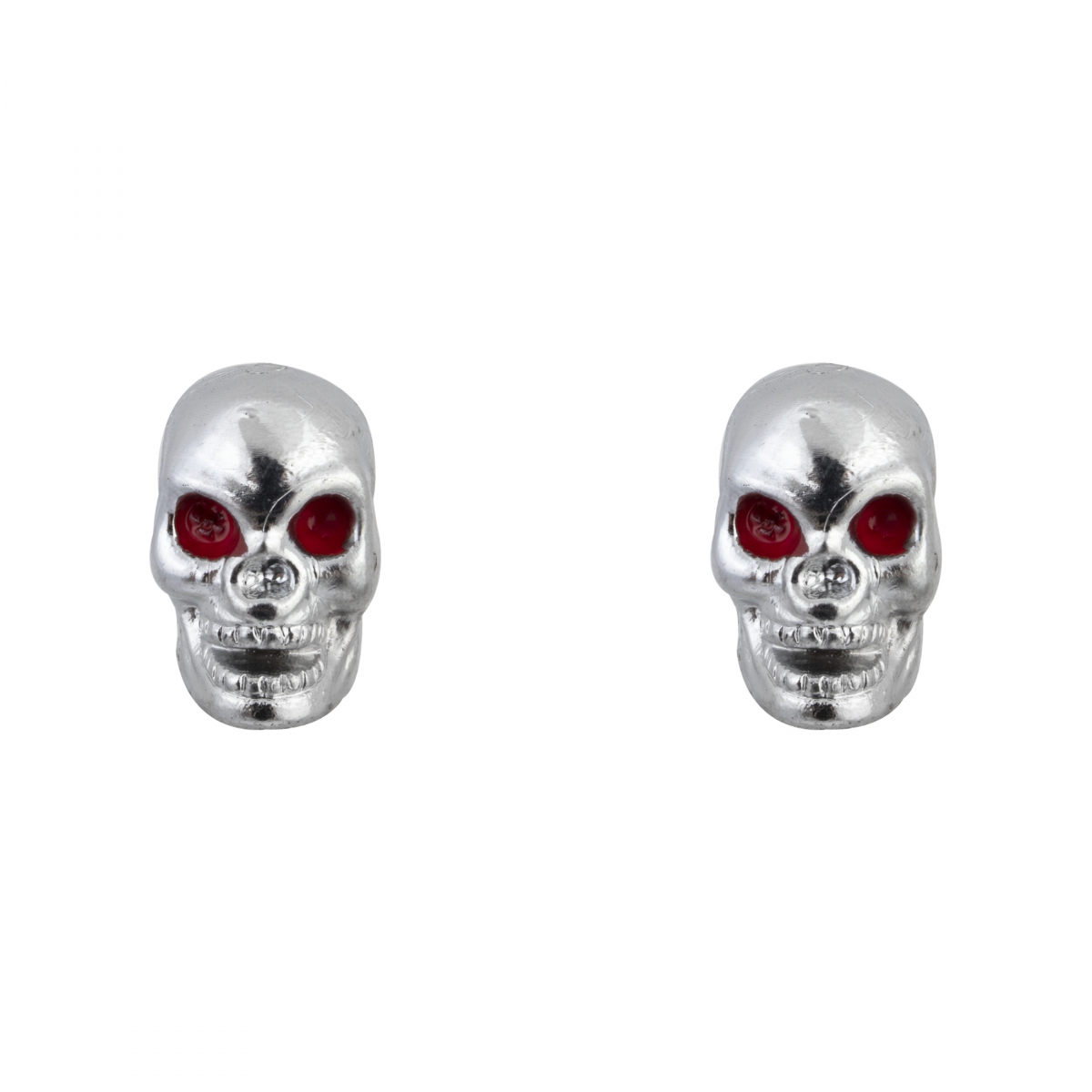 Skull Valve Caps CHROME