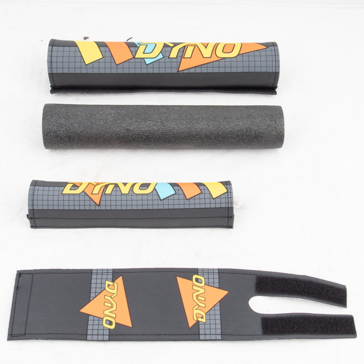 GT DYNO BMX Pad Set Black and ORANGE DISCONTINUED