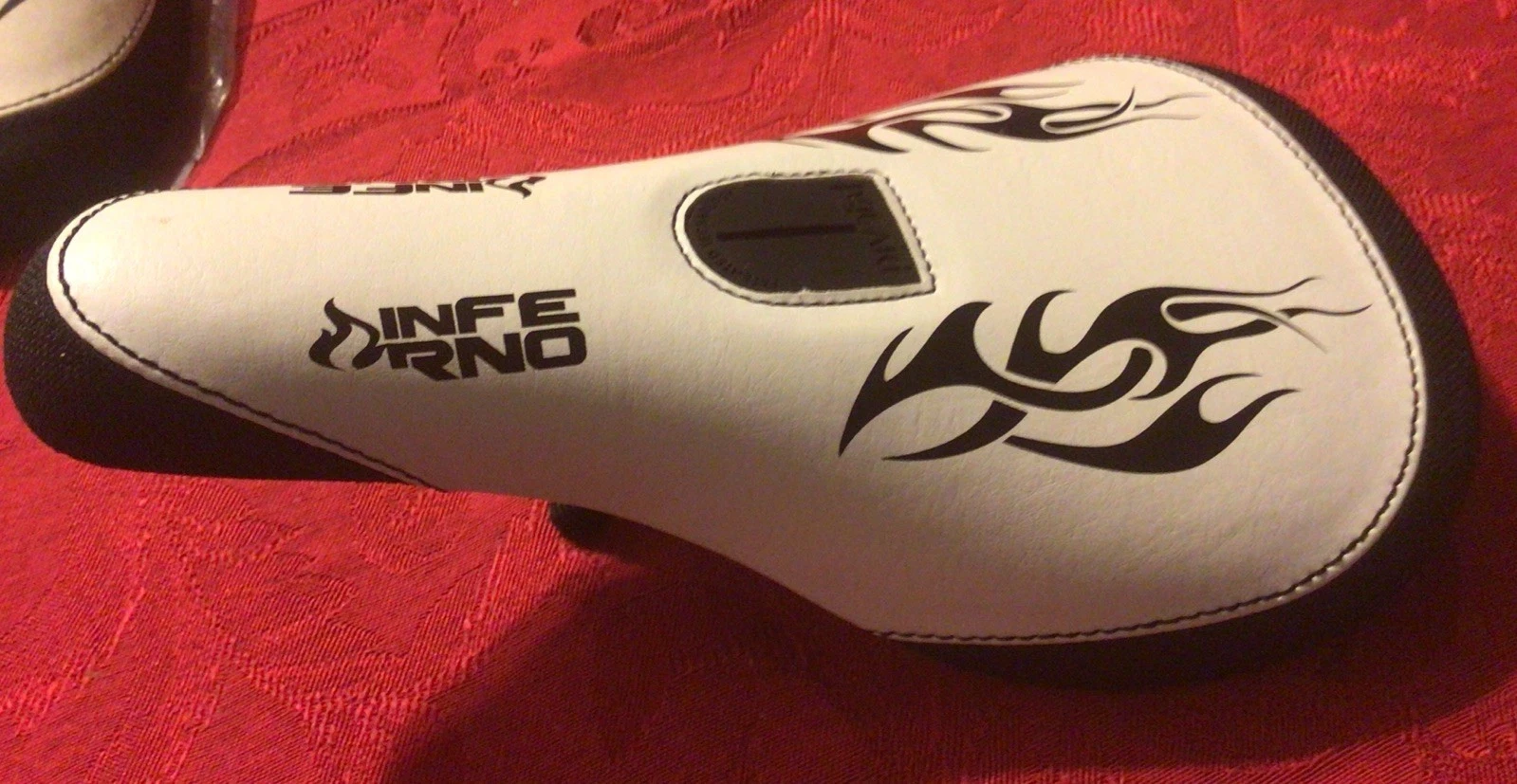 Inferno Pivotal Post Padded Mini BMX WHITE BMX Seat