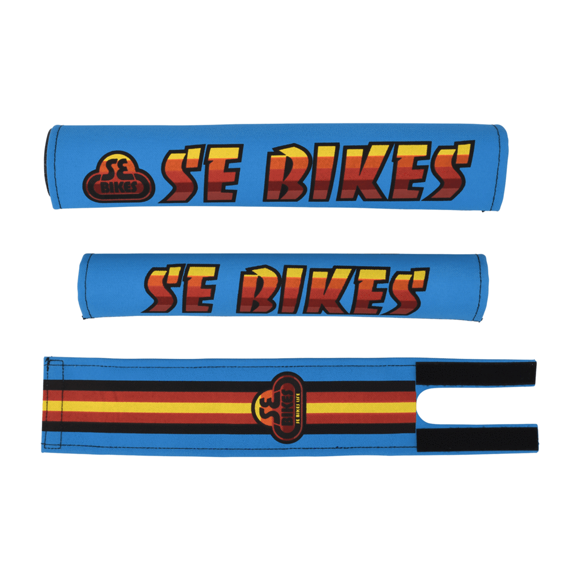 SE BMX Multi- colored Pad Set