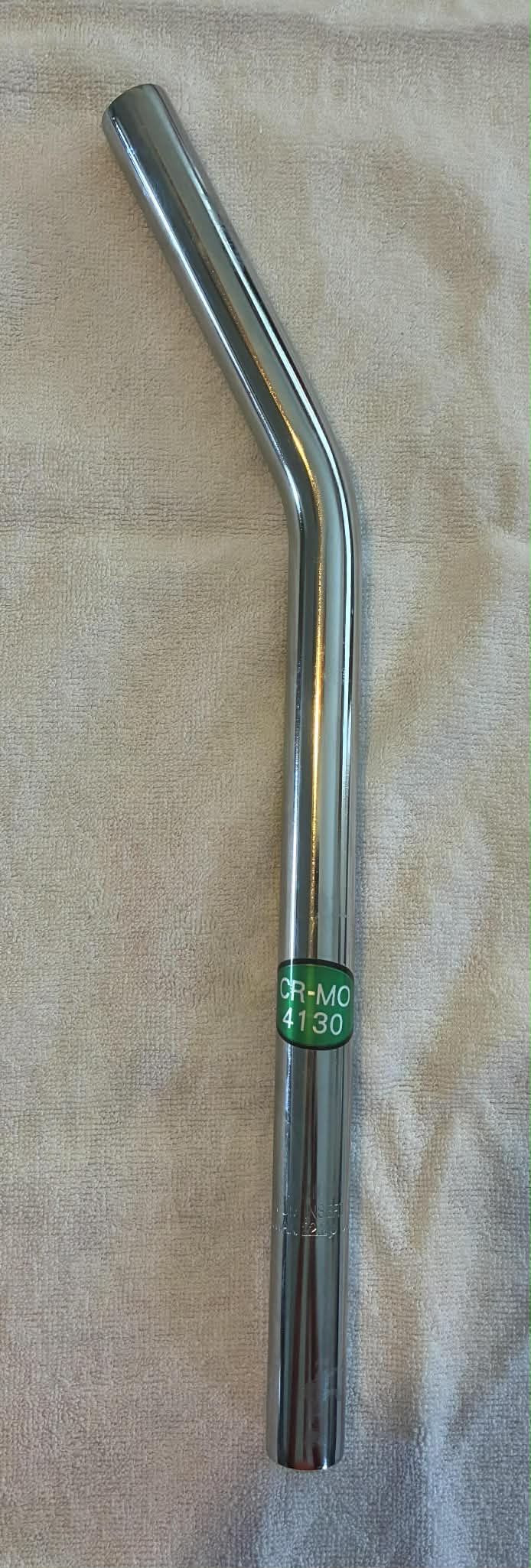 Chromoly Lay Back Seat Post CHROME 22.2 mm