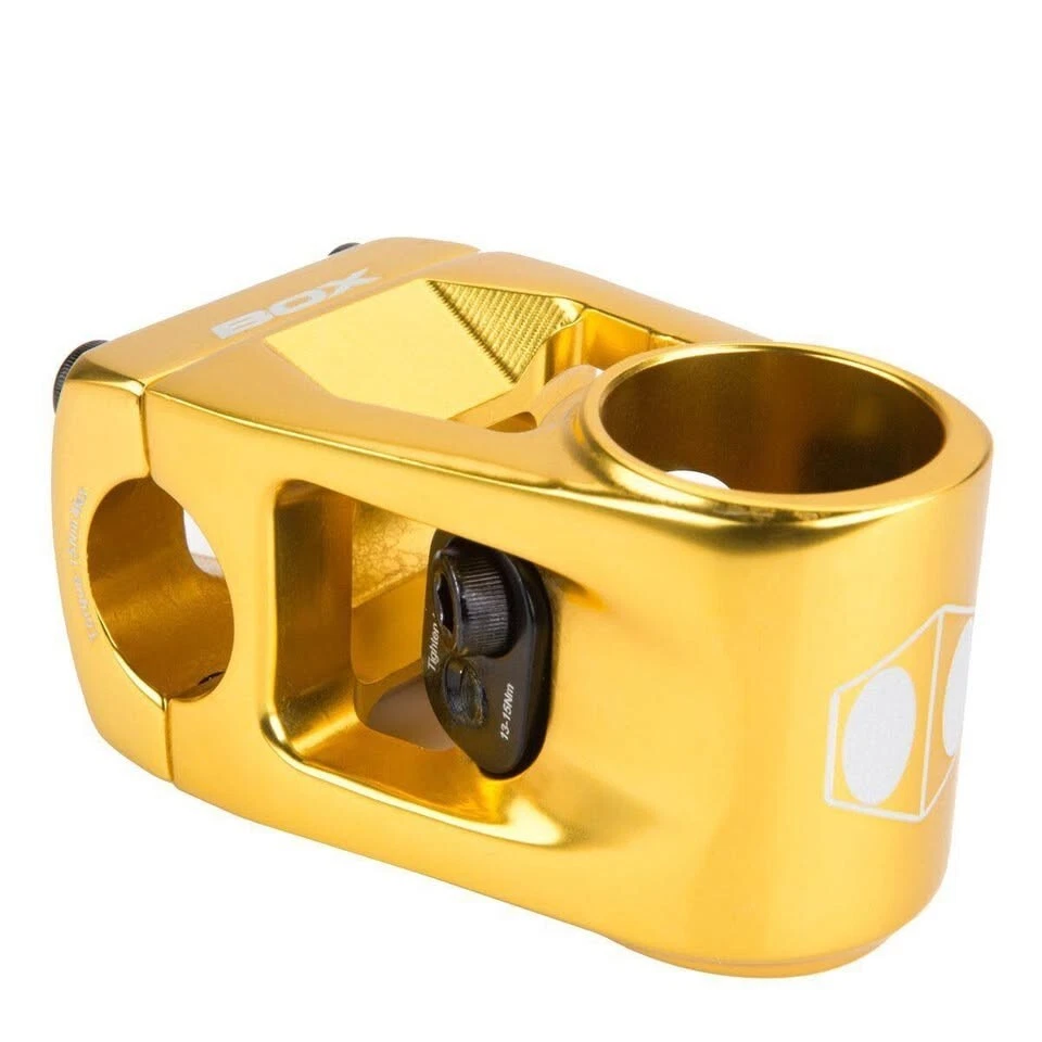 BOX TWO CENTER CLAMP PRO 1&1/8 BMX STEM Neck MTB STEM Gold Anodized 