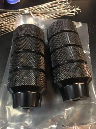 BMX Freestyle Flatland Black Aluminum Pegs 3/8" Schwinn