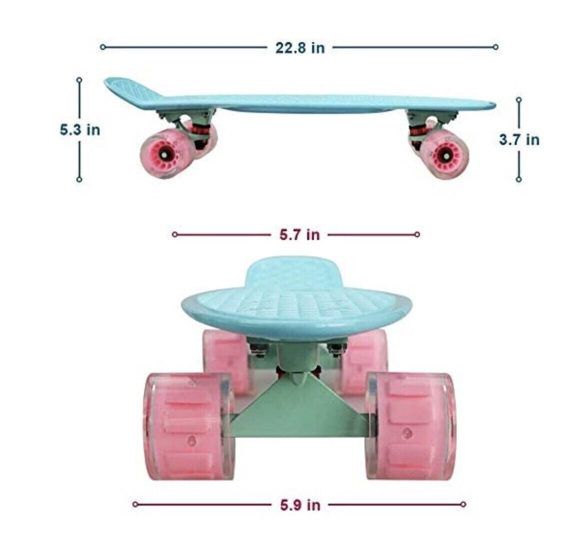 22 inch Penny Skate Board LIGHT BLUE