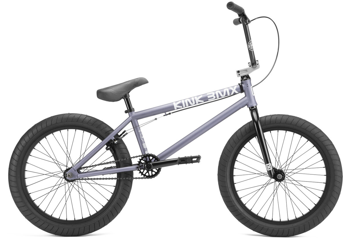 Kink Launch BMX Bike Matte Silver 