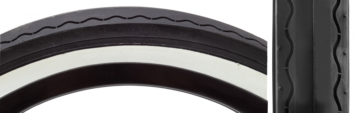Cheater Slick WHITEWALL 20x2.125