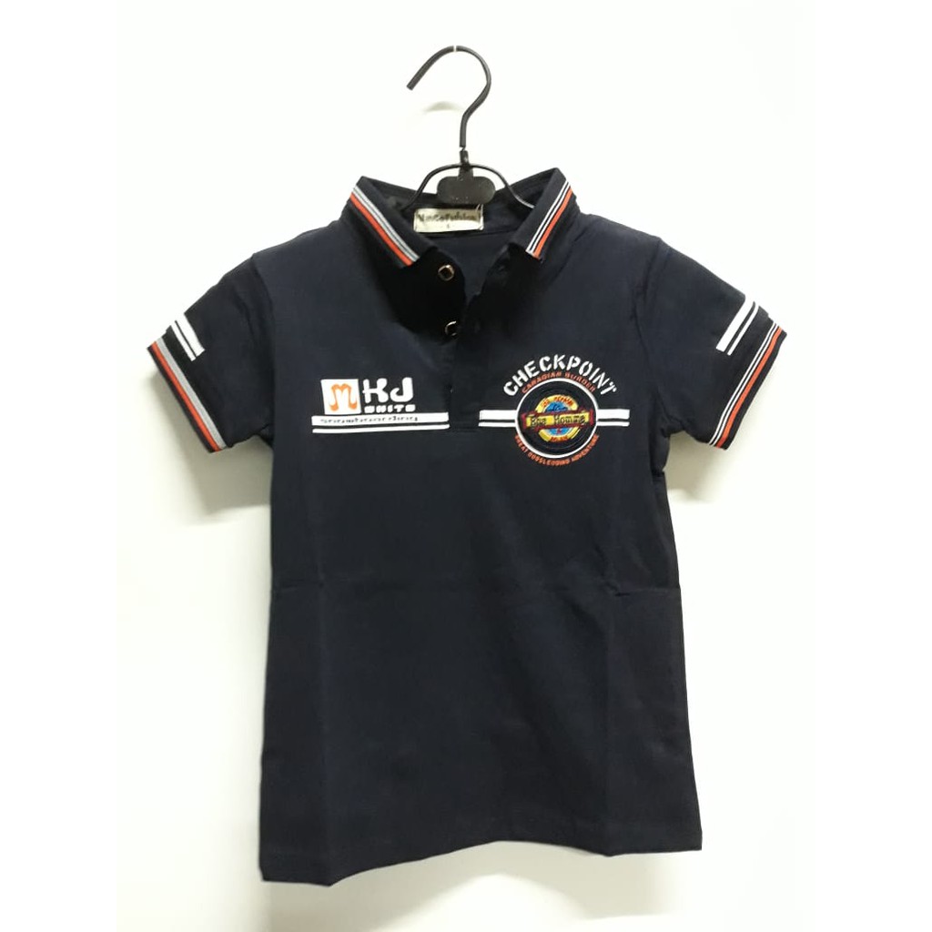 Kaos Polo Pria Lengan Pendek CHECKPOINT IMPORT KUALITAS PREMIUM