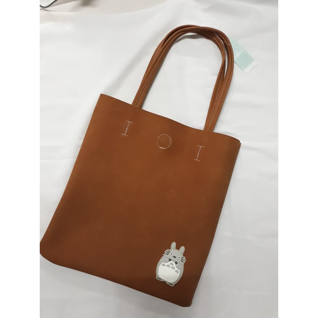 Tote Bag Coklat Totoro