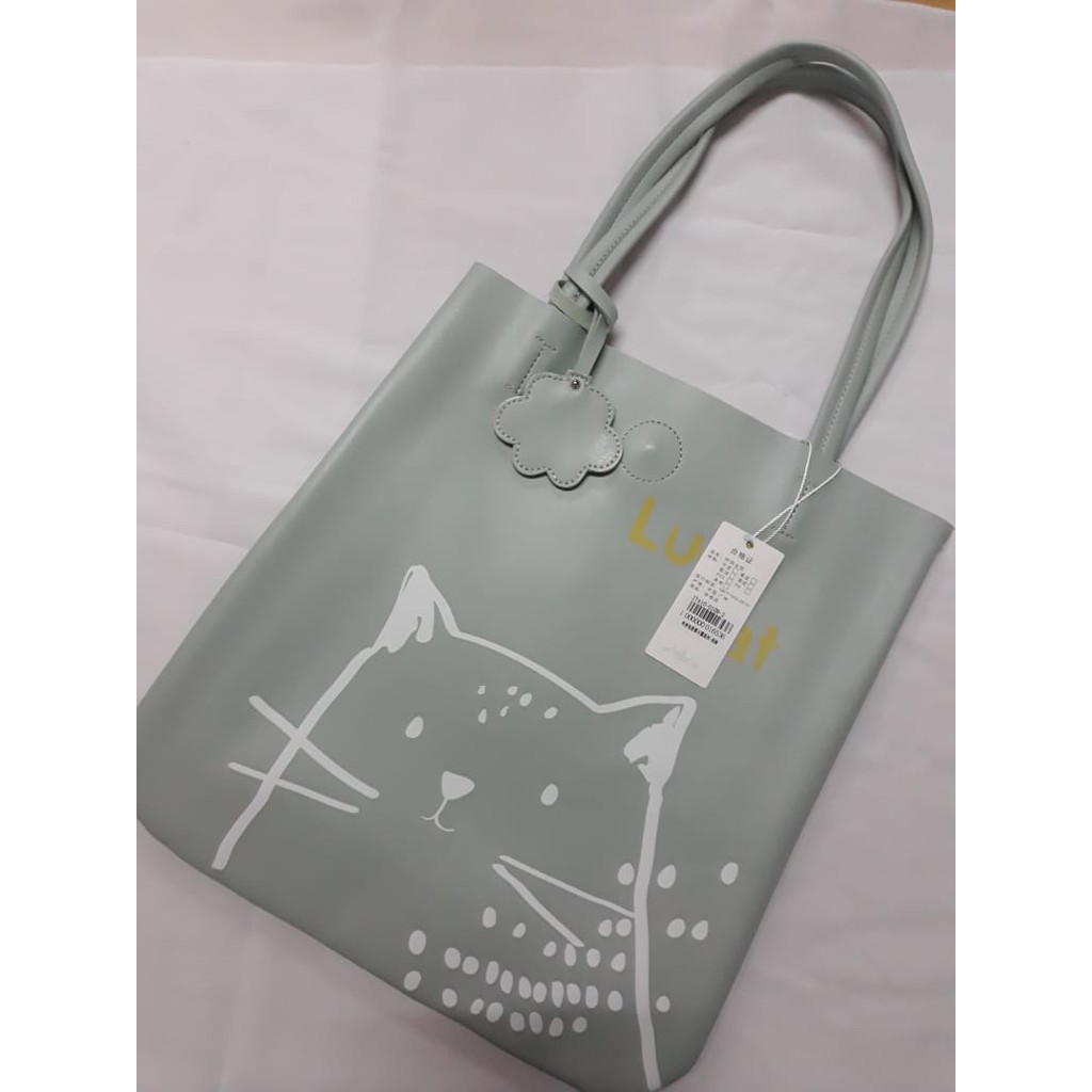 Tote Bag Motif Kucing