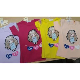 Kaos Anak Motif Boneka LOVE