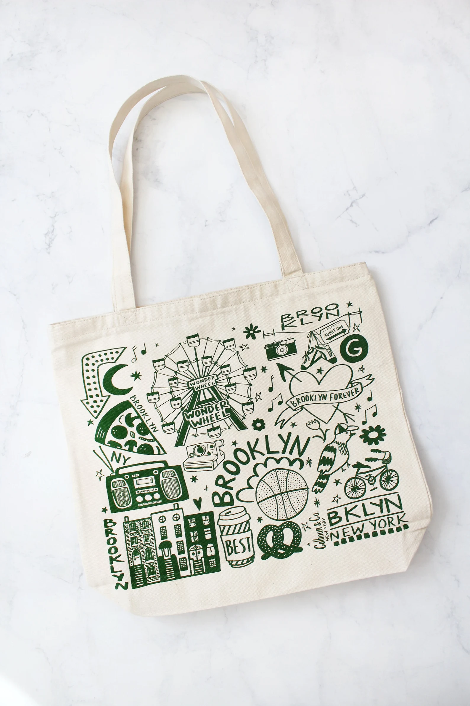 Brooklyn Canvas Tote Bag
