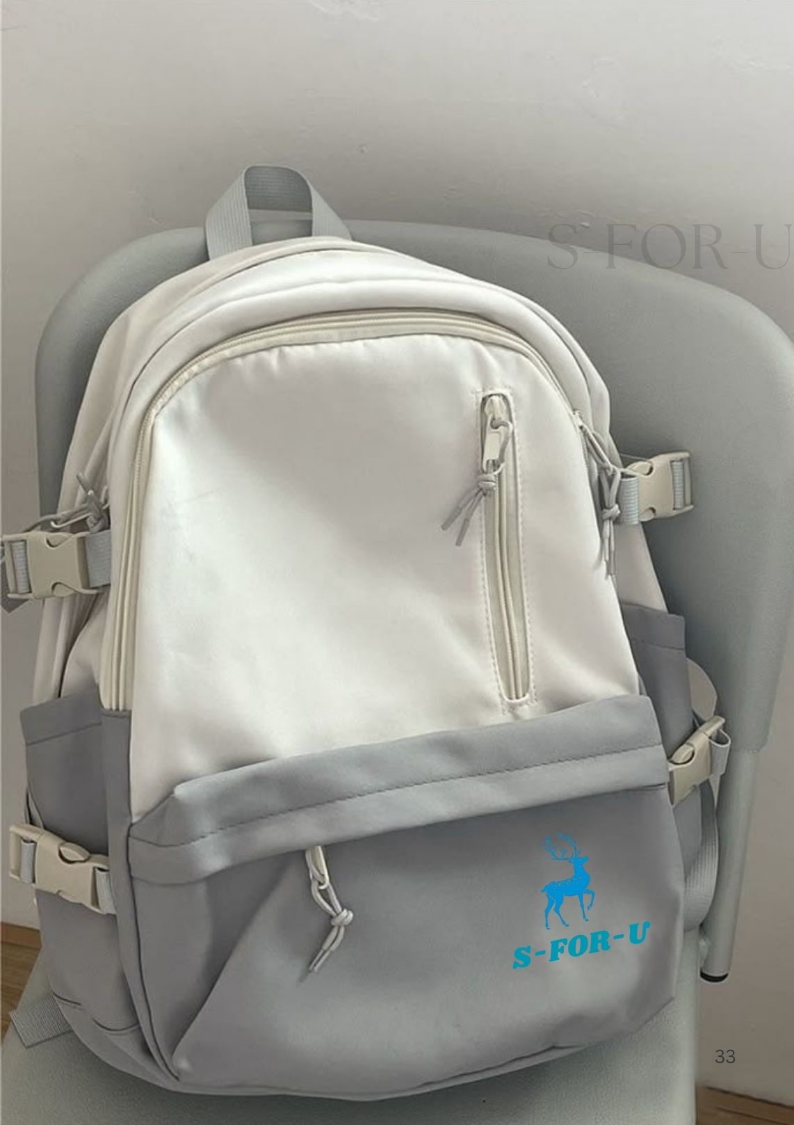 Modern Dual Tone Backpack