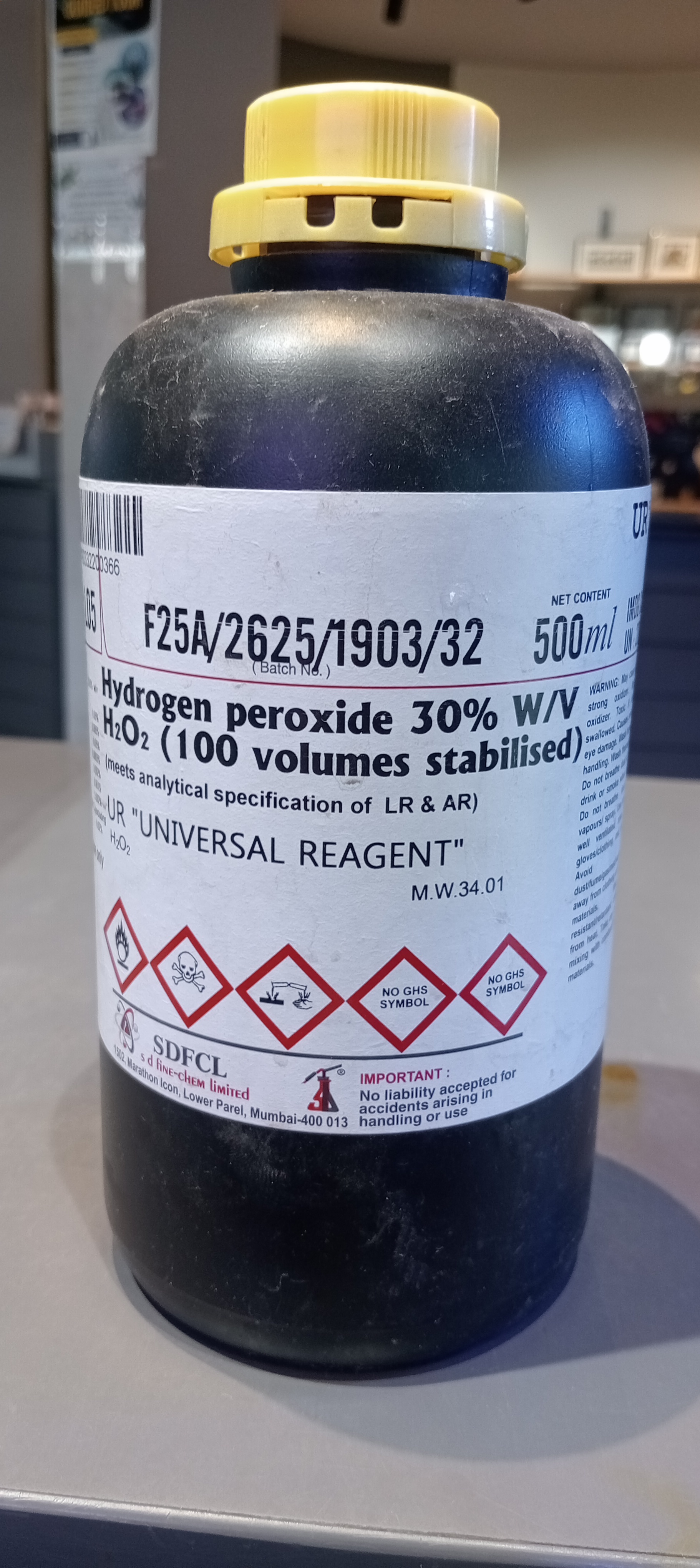 Hydrogen Peroxide 30% Solution