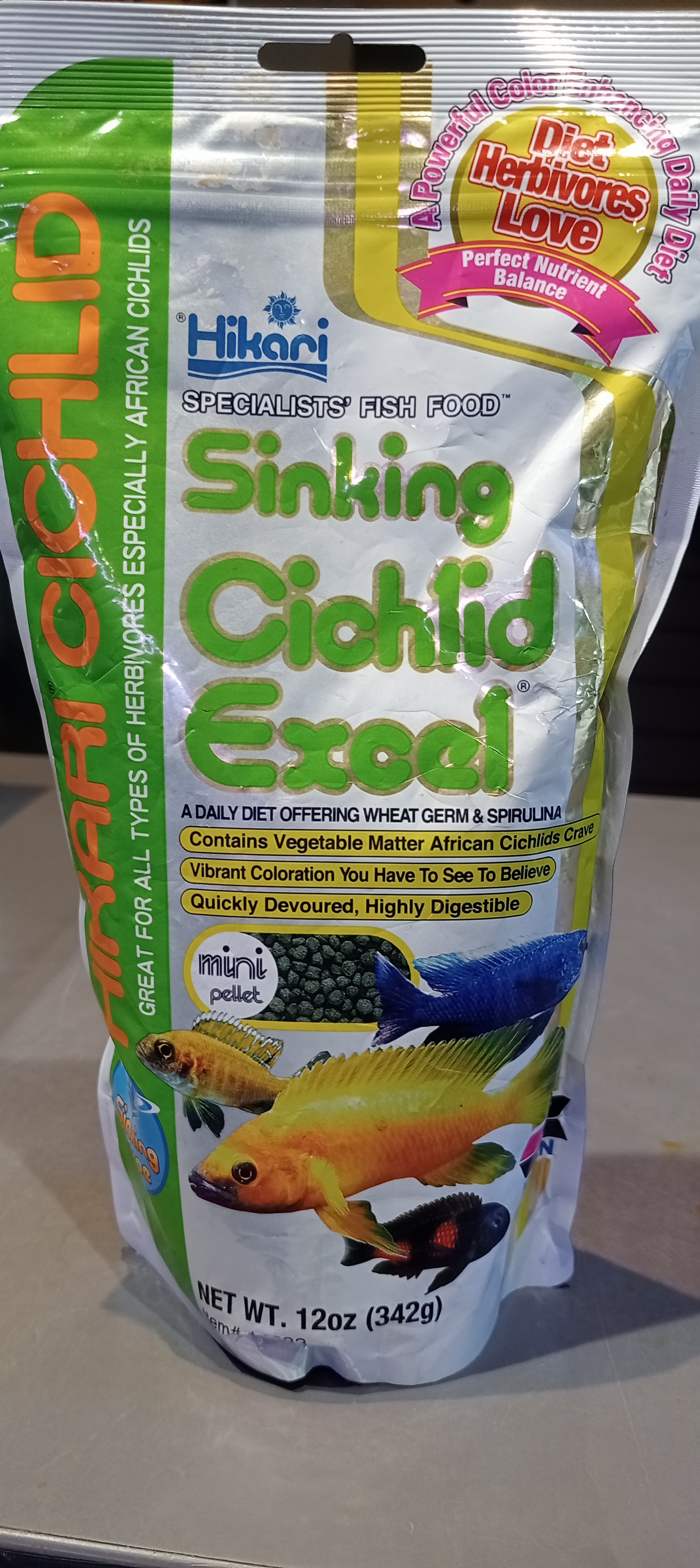 Sinking Cichlid Excel Fish Food