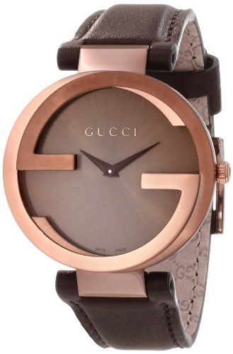 Gucci G-Timeless Brown Leather Watch