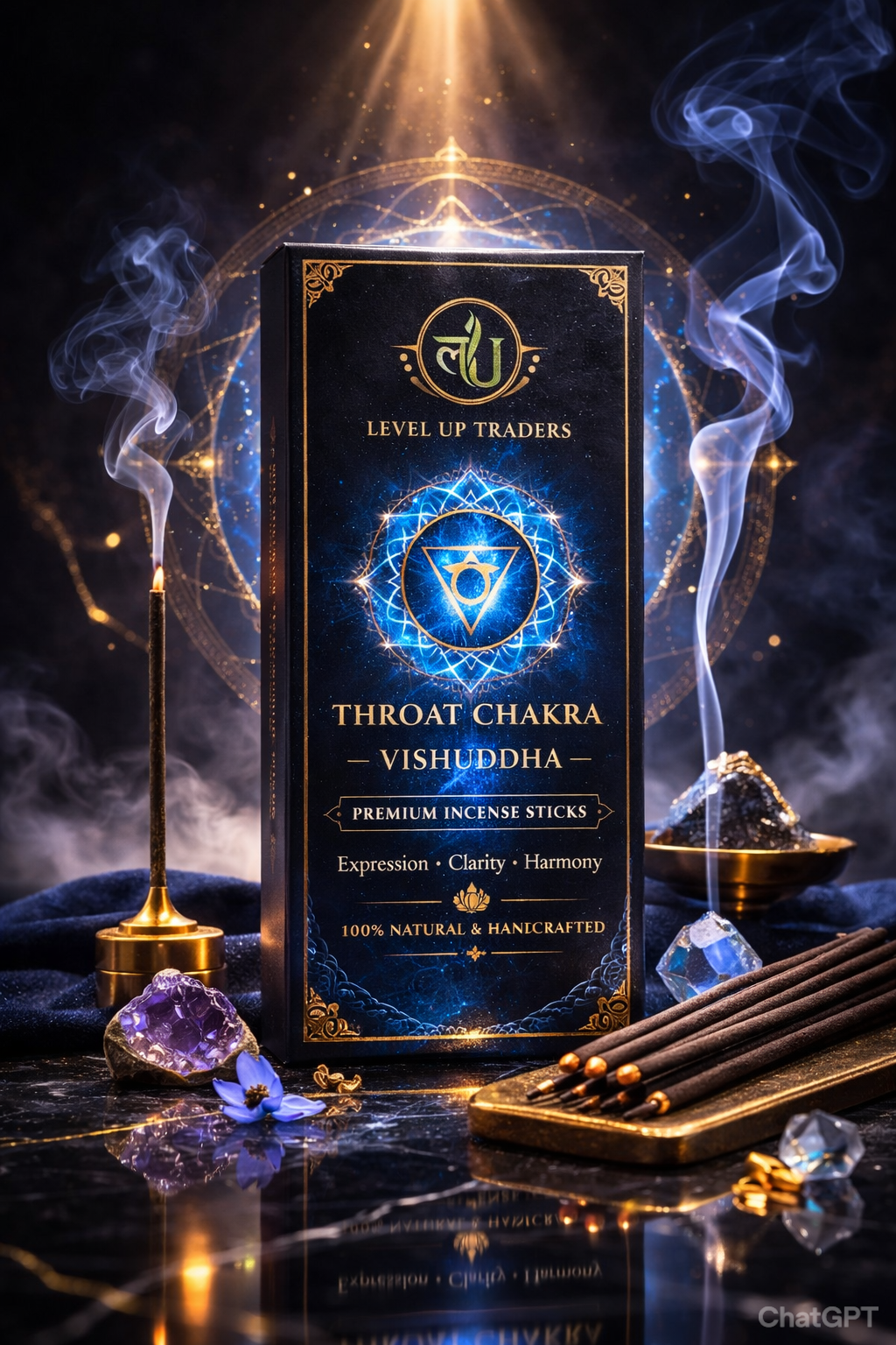 Throat Chakra Vishuddha Premium Incense Sticks